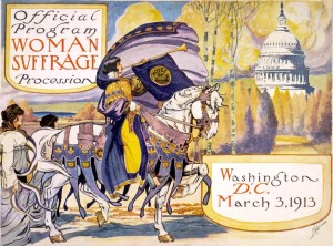 Woman suffrage procession 1913