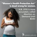 Women's Health Protection Act: Dead Wrong for Women and Children