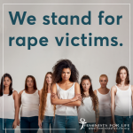 stand with victims of rape